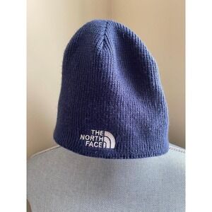 The North Face Beanie Hat Winter OSFM Navy Outerwear s1